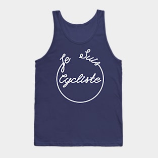 Je Suis Cycliste - I am a Cyclist  - Cycling Graphic Tank Top